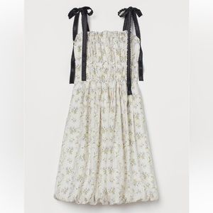 Brock Collection x H&M floral tie strap dress